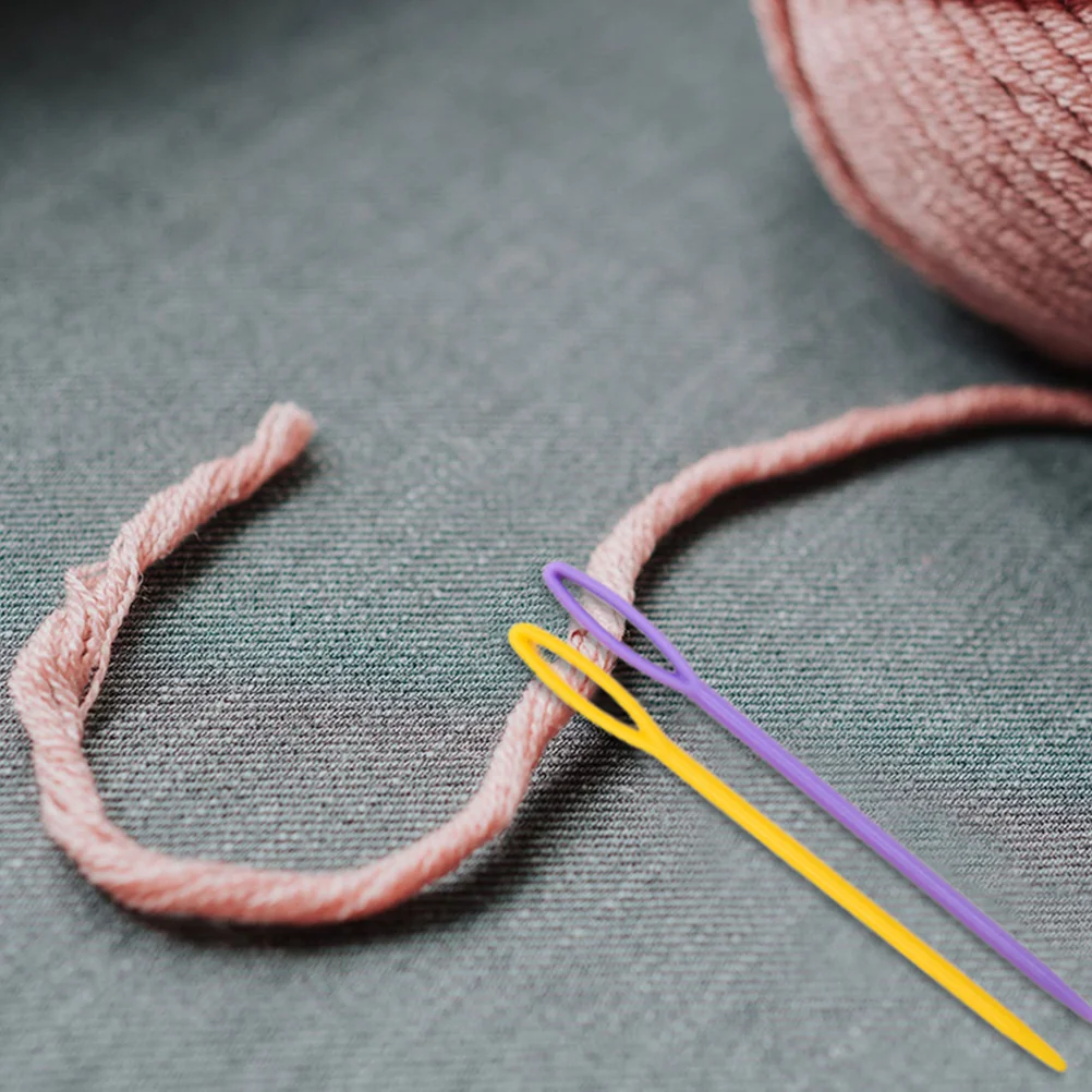 

1000 Pcs Knitting Needles Yarn H Sewing Plastic Sweater Kids Craft Tools Supplies Circular Smooth Safe ABS Project