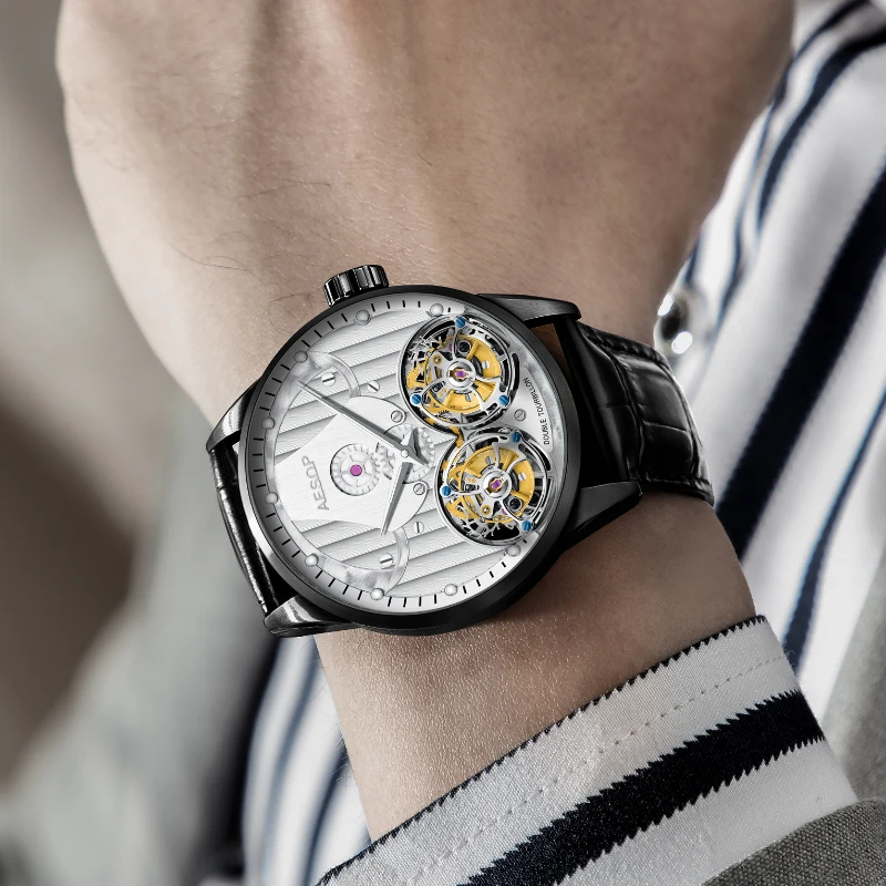 Aesop Tourbillon Watch for Men Automatic Movement Men Luxury watch Waterproof Sapphire glass 2025 new