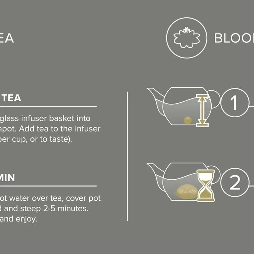 طقم إبريق شاي زجاجي بوروسيليكات أنيق سعة 50 أونصة مع مصفاة و6 أكواب لتجربة شاي نقي