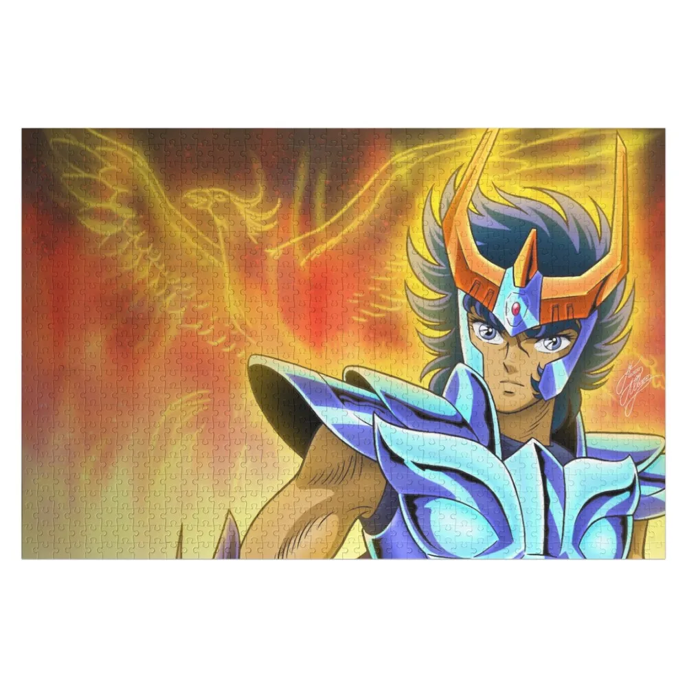 Saint Seiya Knights of the Zodiac Ikki Phoenix Jigsaw Puzzle Personalized Wooden Name Custom Photo Animal Puzzle