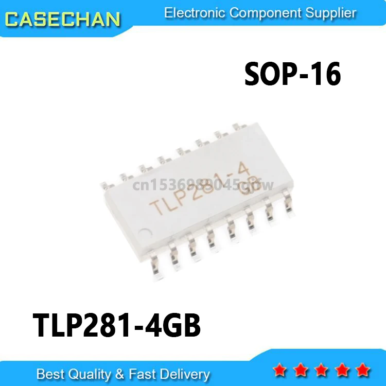 10PCS New and Original SOP16 TLP281-4 TLP281  TLP281-4GB