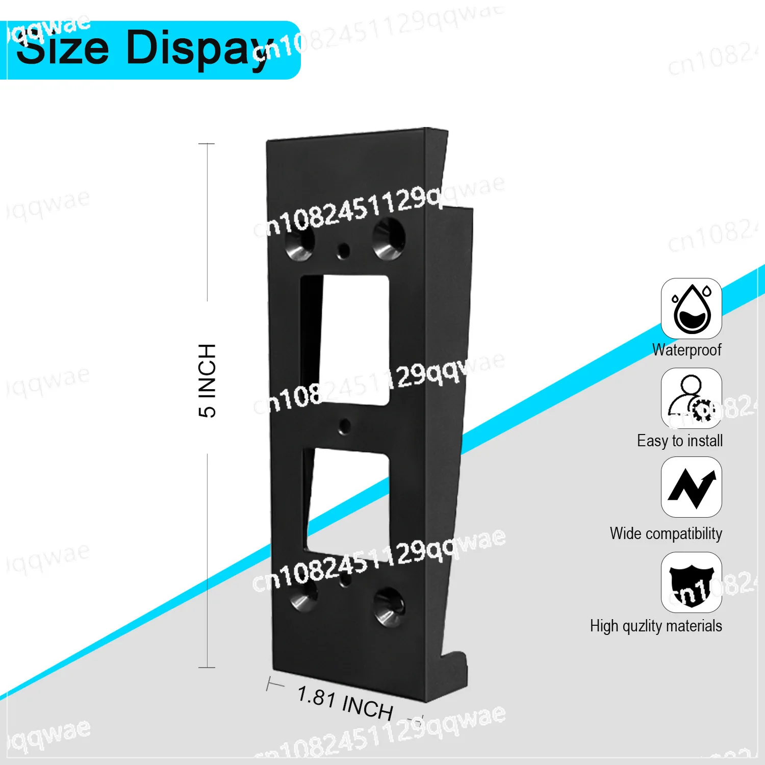 

Новые деревянные ставни для дома, кронштейн для задней панели дверного звонка Blink Visual, интеллектуальный видеодверной звонок