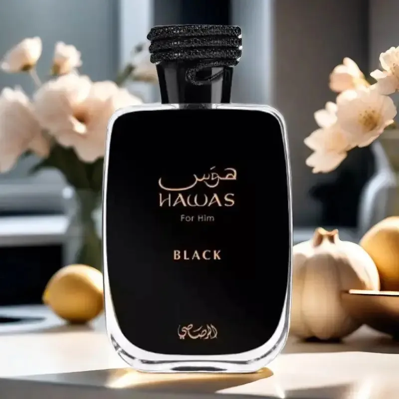 عطر راساسي هاواس الأسود للرجال عطر استنساخ عالي الجودة متين للرجال، عطر كولونيا بزجاجة رذاذ للرجال