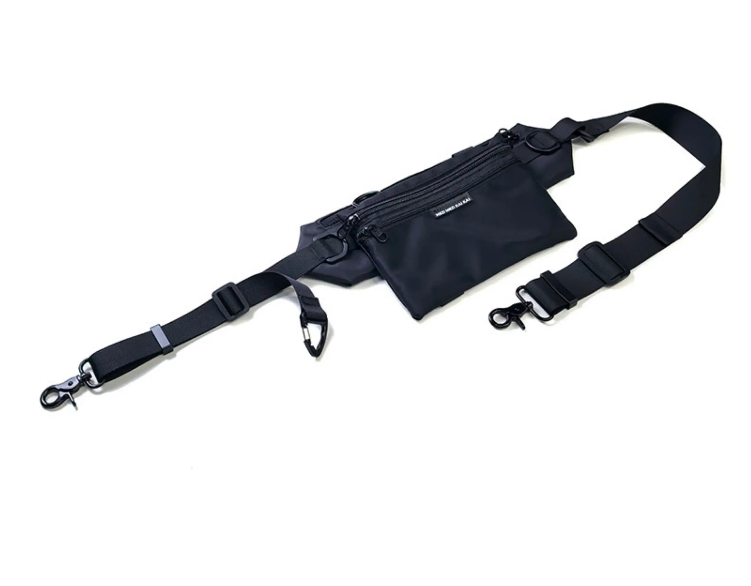 Multi-purpose Adjustable Bag Strap With Phone Storage Pouch Detachable Tactical Techwear Shoulder Strap Bag Accessories