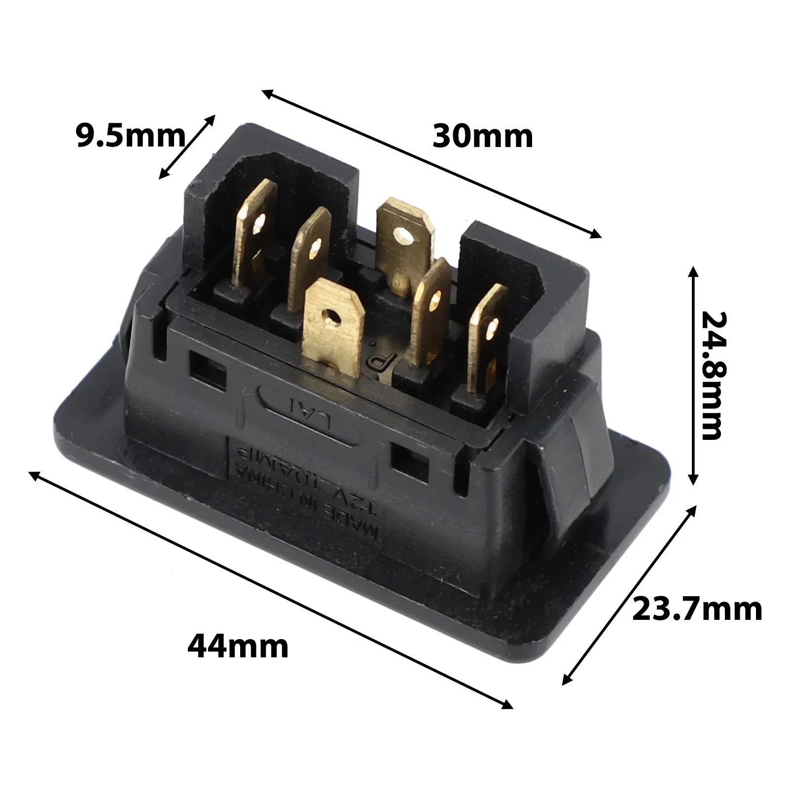 Car Electric Power Switch Button With Green Light 6Pin 12/24V 20A ON/OFF Window Glass Lifter Switch High Quality Car Accessories