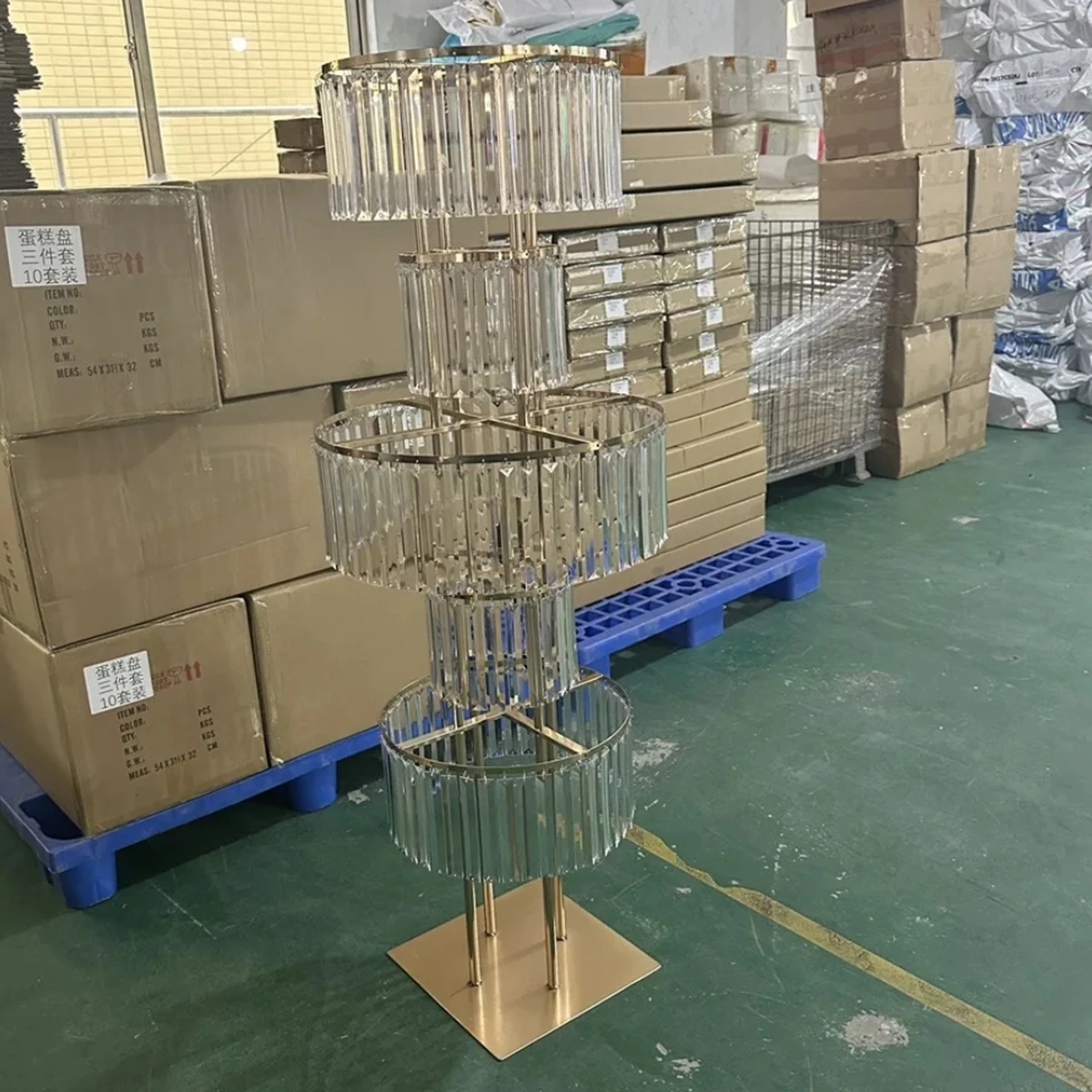 

5pcs)Wedding Centerpieces & Table Decorations Metal Flower Stands Backdrop Stand Display Tall Chandelier Pedestal Acrylic Pendan