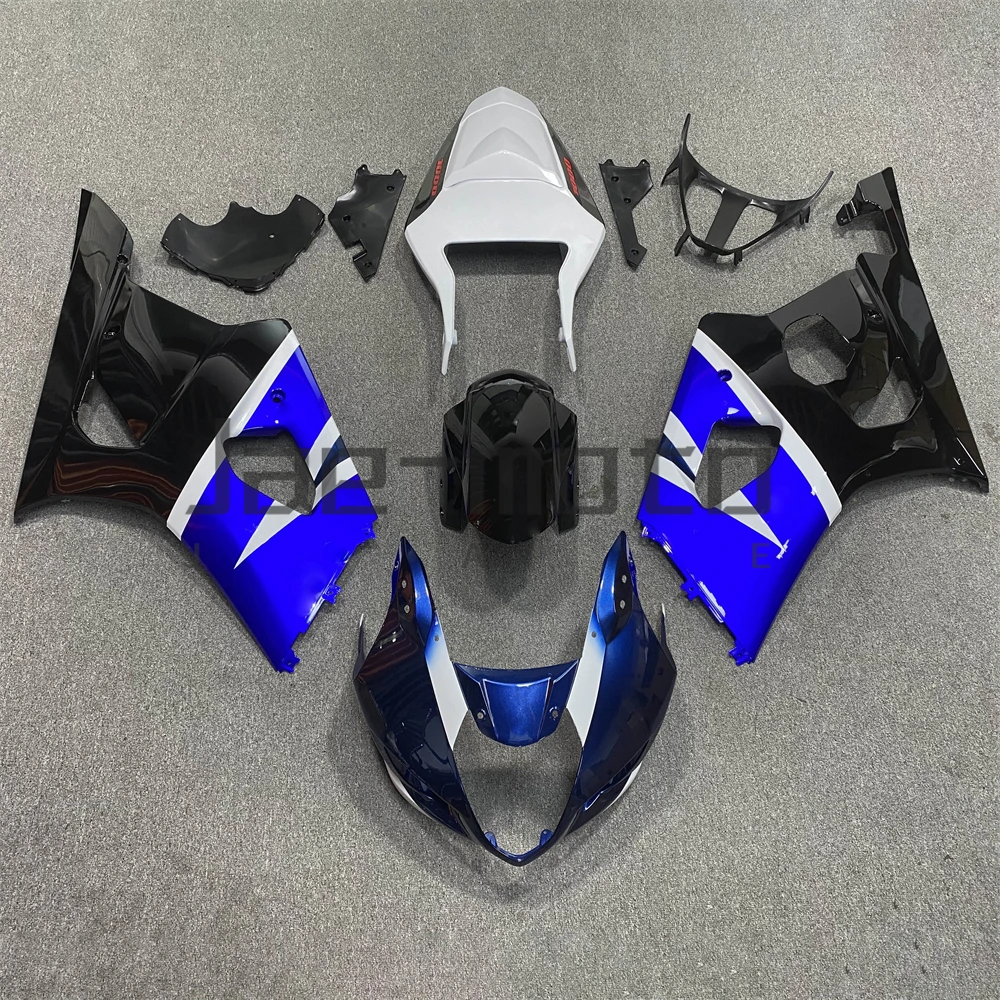 For GSXR1000 GSX-R1000 K3 K4 2003 2004 Motorcycle Bodywork Set Injection ABS Plastics Fairings Accessories Blue Black White