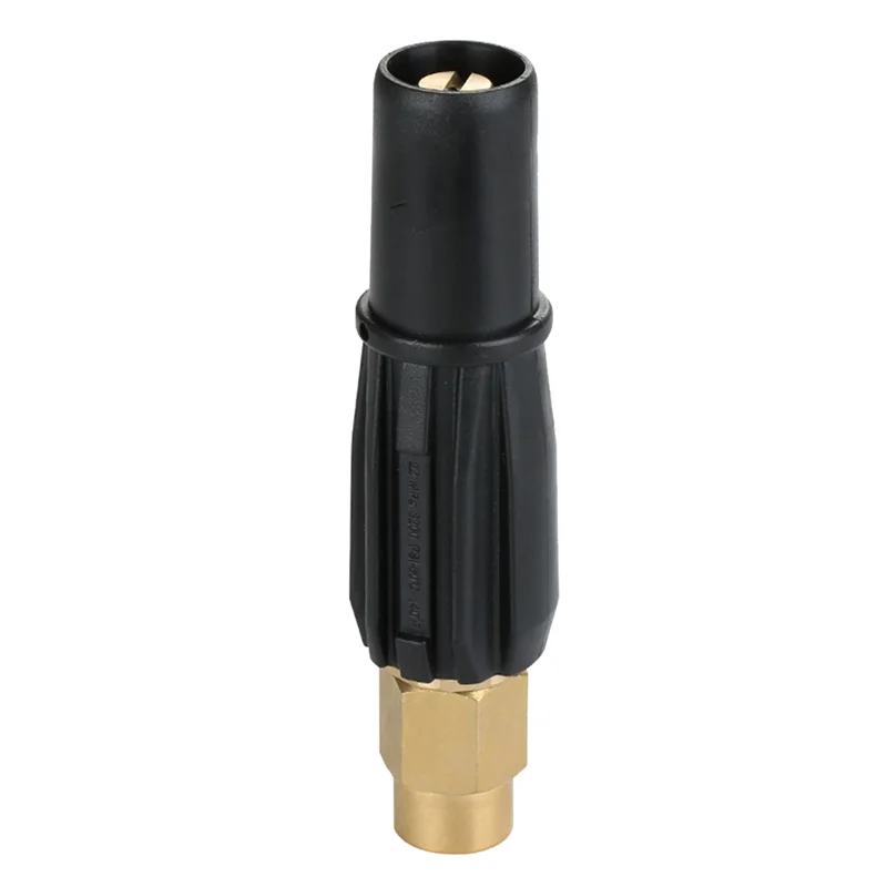 

ABRW-Brass Fan-Shaped Snow Foam Nozzle Self-Priming Nozzle For High Pressure Washer Generator Car Cleaning Accessory