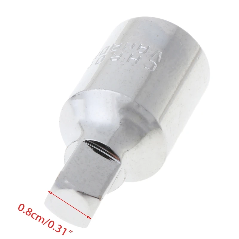 Compatible for Garage 8mm Car Square for Head Oil Crankcase Drain Plug for Key Tool Remover Fits Auto Repair Acc