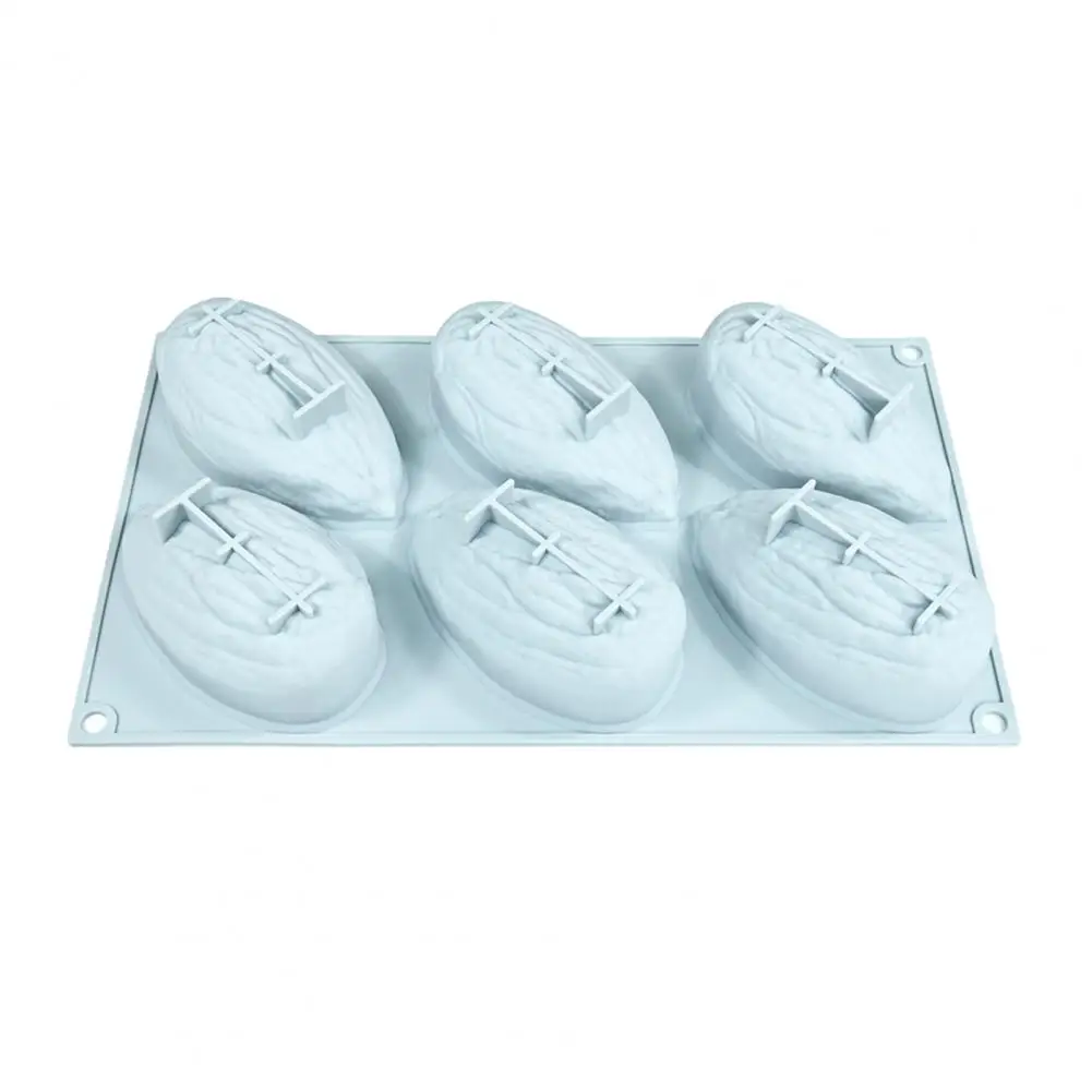 Silicone Baking Mold Almond Nut Mousse Cake Mold Shaped Silicone Baking Pan Pistachios Pecan Chocolate Dessert Cast Mold Heat
