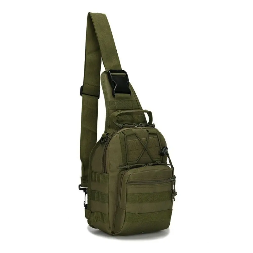 Tactical Sling Bag Casual Oxford Cloth Waterproof Crossbody Bag Camouflage Sling Backpack Outdoor Travel Hiking