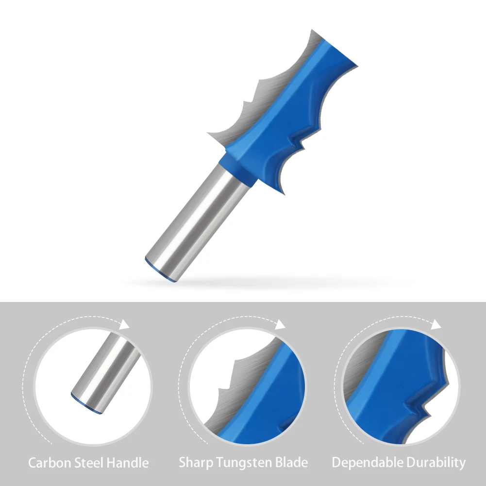 Imagem -05 - Tungstênio Aço Fresa para Carpintaria mm Shank Router Bit Braço Faca Fresas para Router
