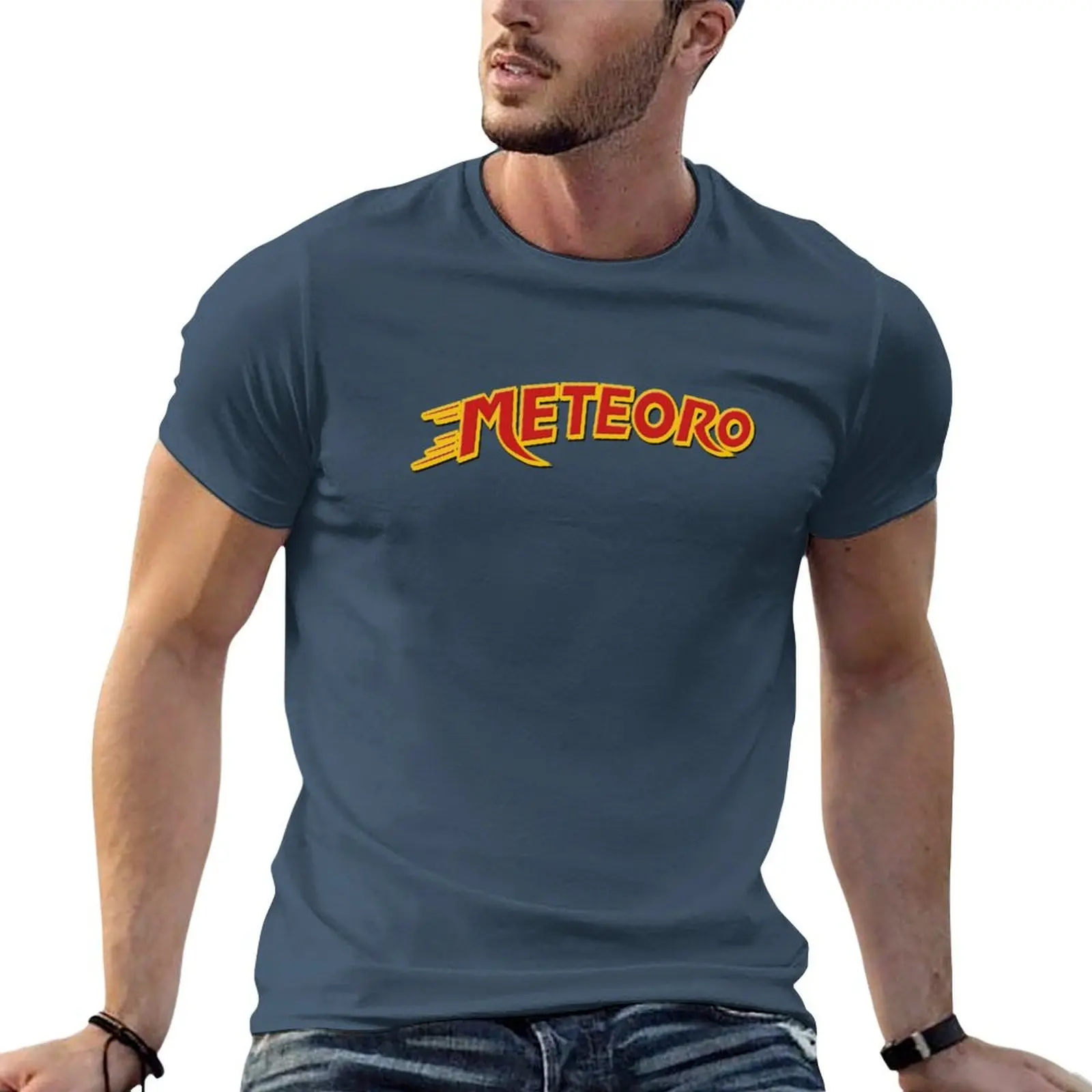 

Meteoro spanish logo / マッハGoGoGo / Mach GoGoGo/ Speed Racer T-shirt cute tops T-shirts for men cotton