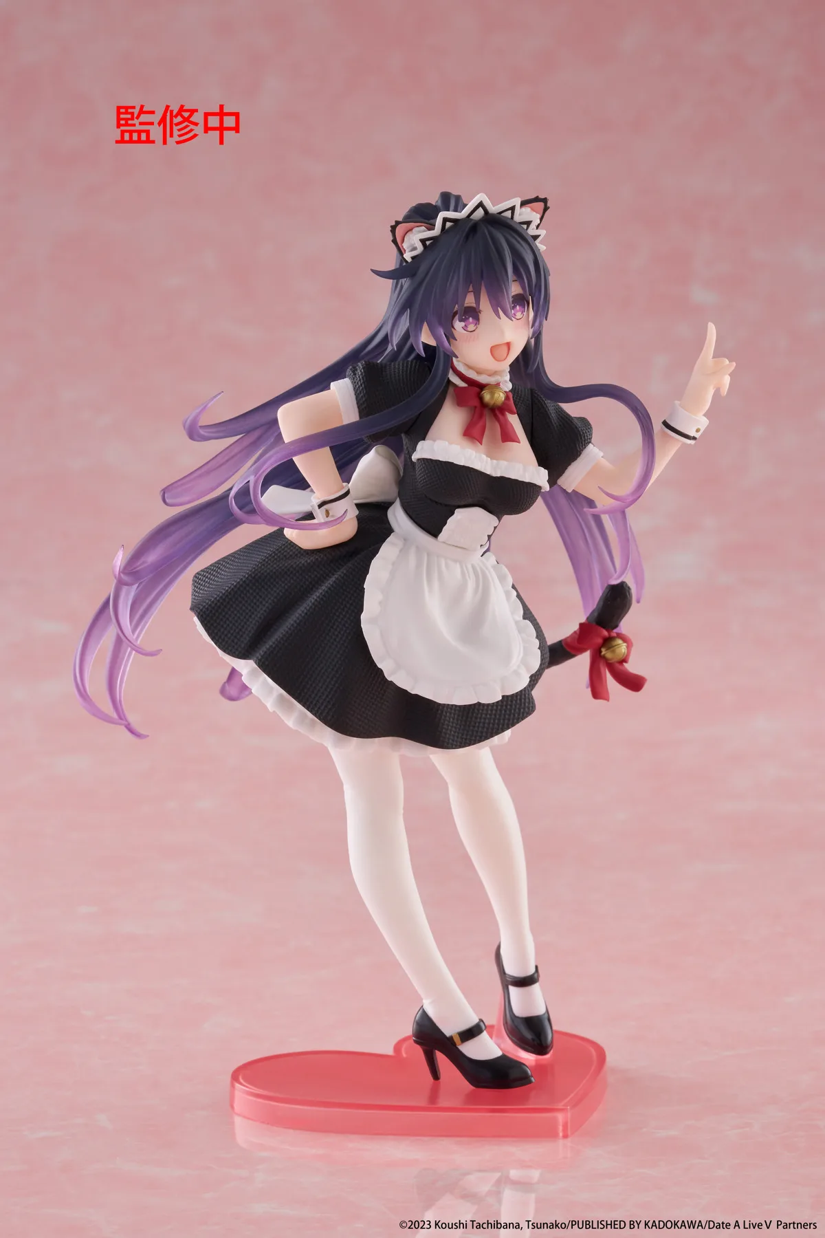 Original taito coreful data um live yatogami tohka pvc anime figuras de ação modelo brinquedos