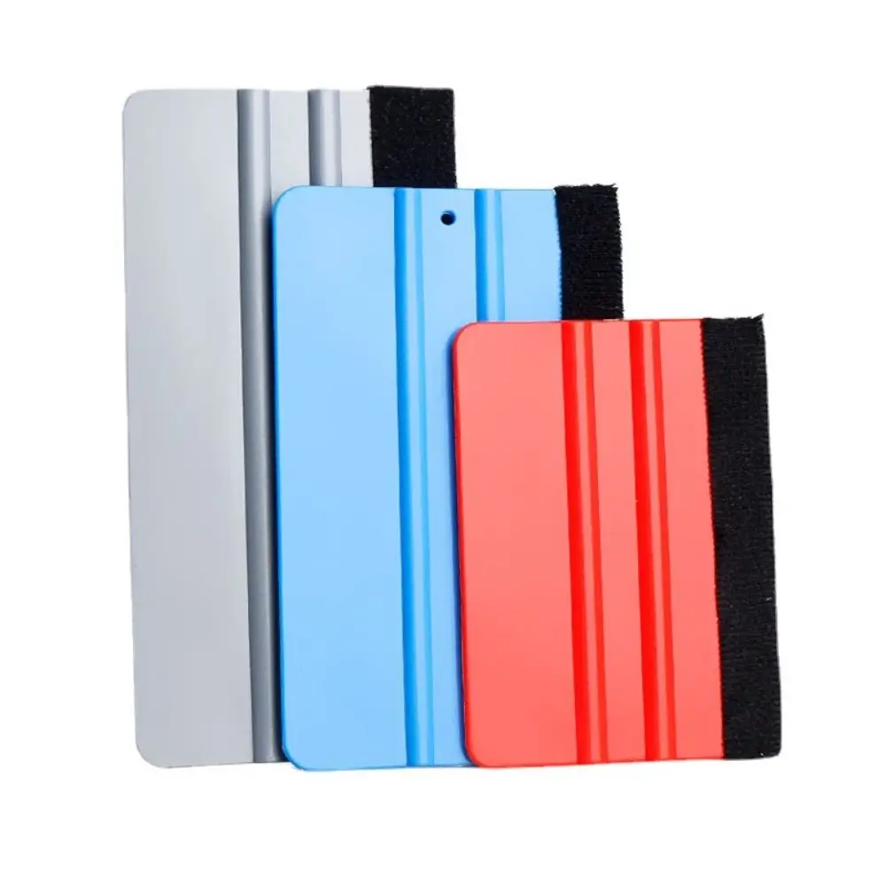 Fabric Felt Edge Car Clean Vinyl Wrap Felt Squeegee Plastic Car Accessories Carbon Film Stickers Decals Wallpaper Applicator Car