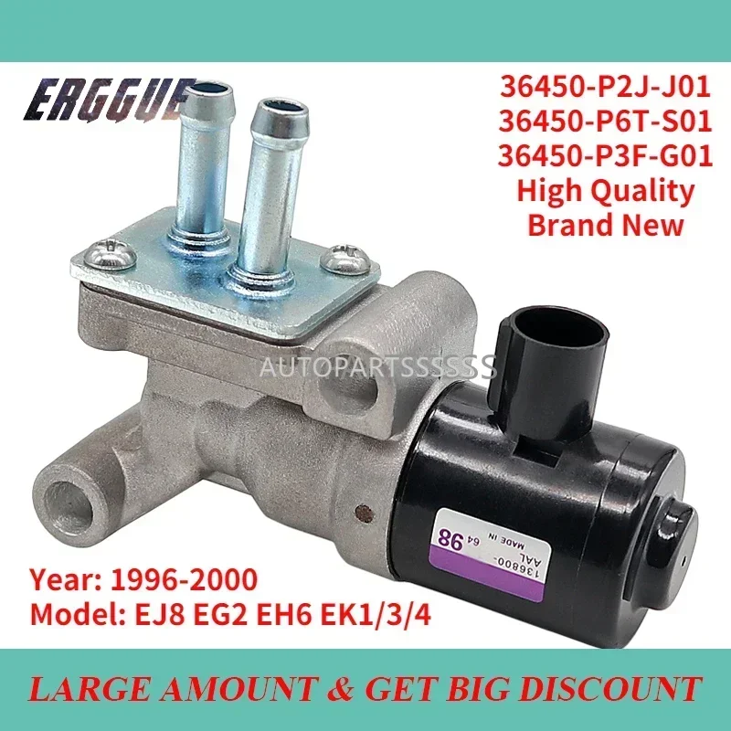 Original IACV 36450-P2J-J01 36450P3FG01 Brand New 138200-0480 36450-P28-A01 Idle Air Control Valve For Civic EK 1996-2000 D16