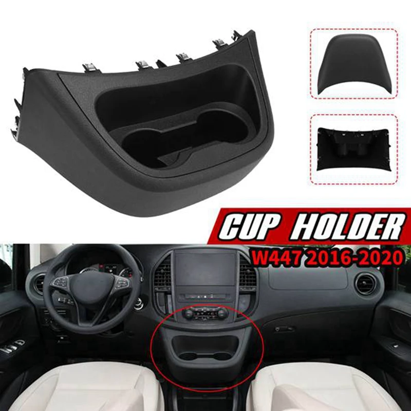 Car Central Control Instrument Cup Holder For Mercedes-Benz Vito Metris W447 2016-2020 Interior Accessories