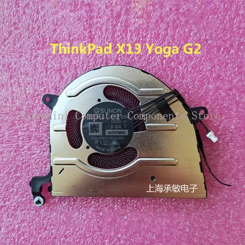 

New Cpu Cooling Fan DC5V 0.50A For Lenovo ThinkPad X13 Yoga Gen 2 20W8 20W9