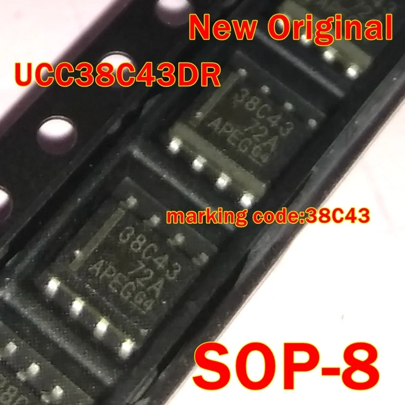 

1Pcs to 100Pcs Ucc38C43Dr Sop-8 New Original Marking Code:38C43 Bicmos Low-Power Current-Mode Pwm Controller