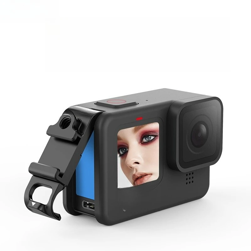 

For Action Camera Battery Cover For GoPro12/11/10/9 Universal Metal Side Panel