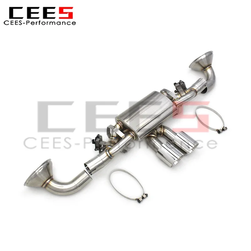 CEES Catback Exhaust System Pipes for Porsche 911 992 GT3 4.0 2017-2023 Stainless Steel Racing Car Valvetronic Racing Exhaust