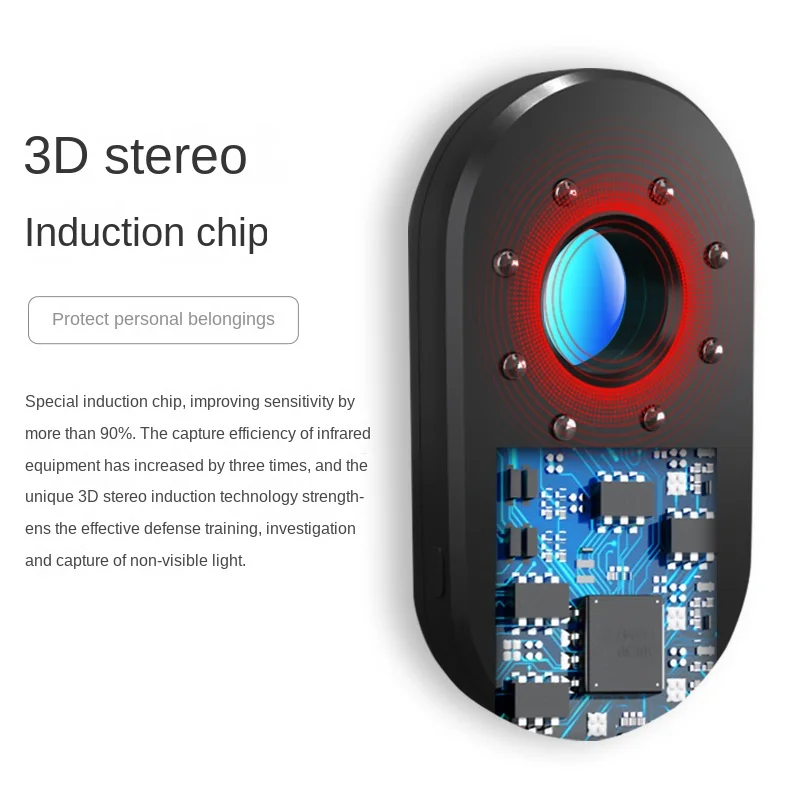 Multi-Function Wireless Camera Lens Signal Detector Signal Detect Camera Full-range Anti Candid RF Device Finder