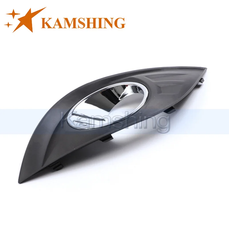 Kamshing For Great Wall Voleex C50 2012 2013 Front Bumper Fog Light Hood Trim Cover Foglight Frame Fog Lamp Garnish Frame