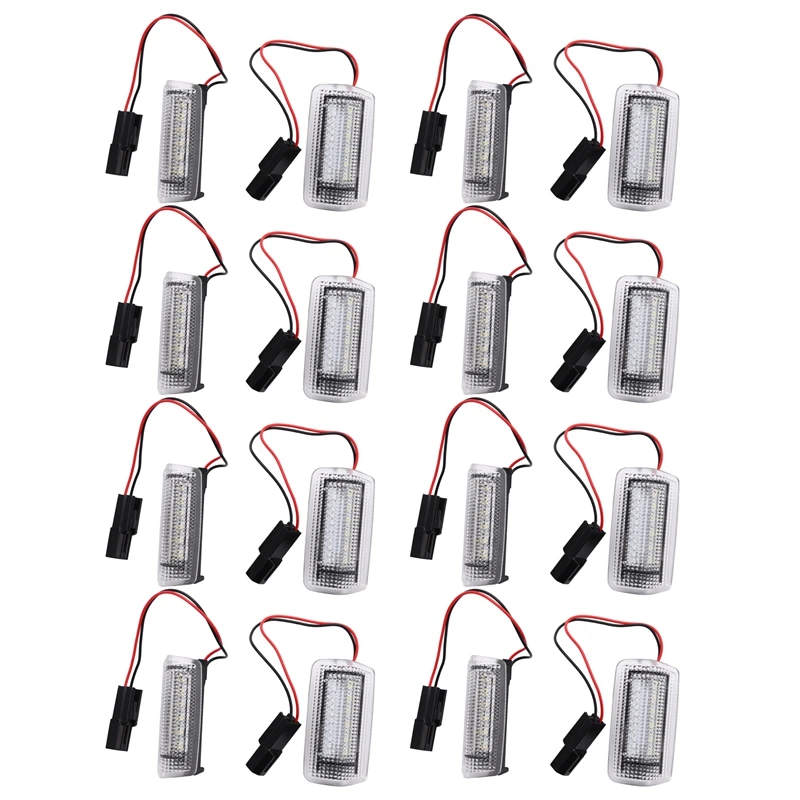 16X White Red Car LED Door Courtesy Light For Toyota Wish Prius Camry Alphard Isis Estima For Lexus Is250 Rx350