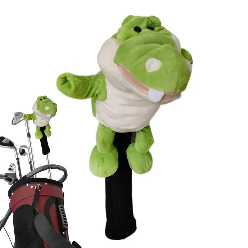 Golf Club Cover Plush Cute Animal Golf Iron Covers Waterproof Cute Novelty Doll Protective Cover For Golf Club Golf Lover