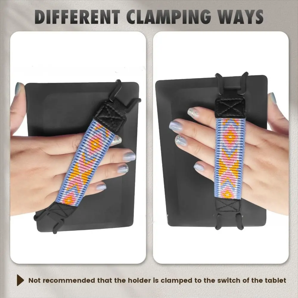 

Ремешок для электронных книг из искусственной кожи (6-8 дюймов) с защитой от падения, универсальный держатель-фиксатор для планшетов, противоскользящий, для Kindle/Kobo/Voyaga/Lenovo