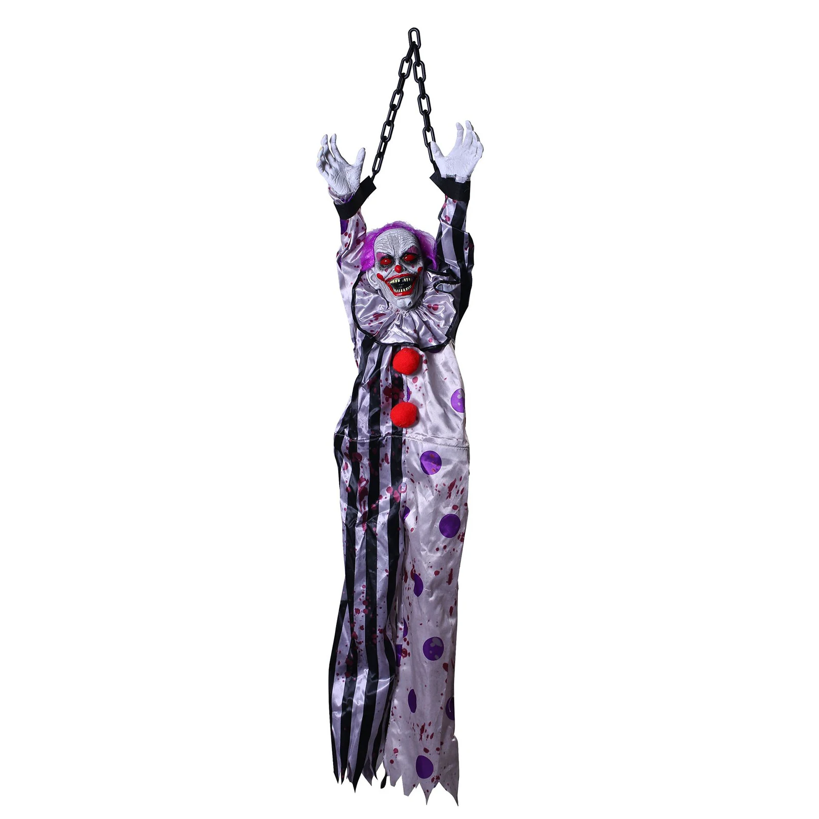 Adjustable Volume Halloween Decoration For Frightening Atmosphere Realistic Chain Detail Party Decor