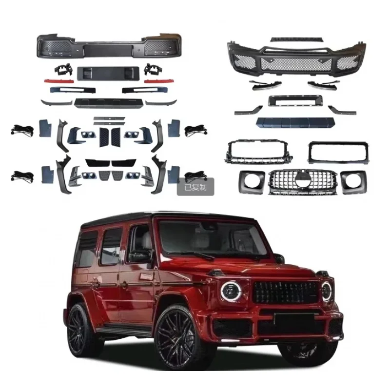 Genuine New PP Body Kit G-Class W464 2018-2025, Front & Rear Bumpers Repair Automotive Exterior Parts