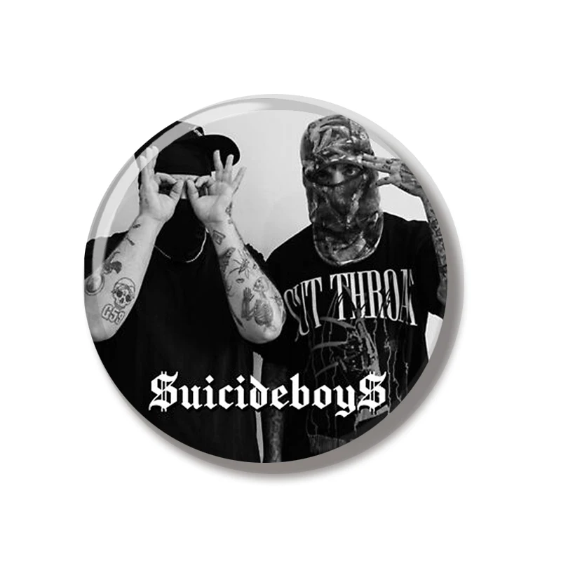 44MM Suicide Boys Album Pin Soft Button Pin Jewelry Creative Badge Cartoon Brooch Lapel Pin Bag Backpack Hat Decoration