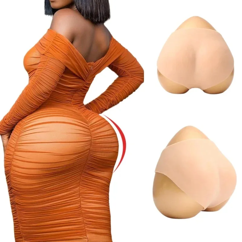 Women's Body Shaper Plus size Hip Buttock Enhancer Pant Butt Enhance Silicone Shapewear Butt Lifter Silicone buttocks padded pan