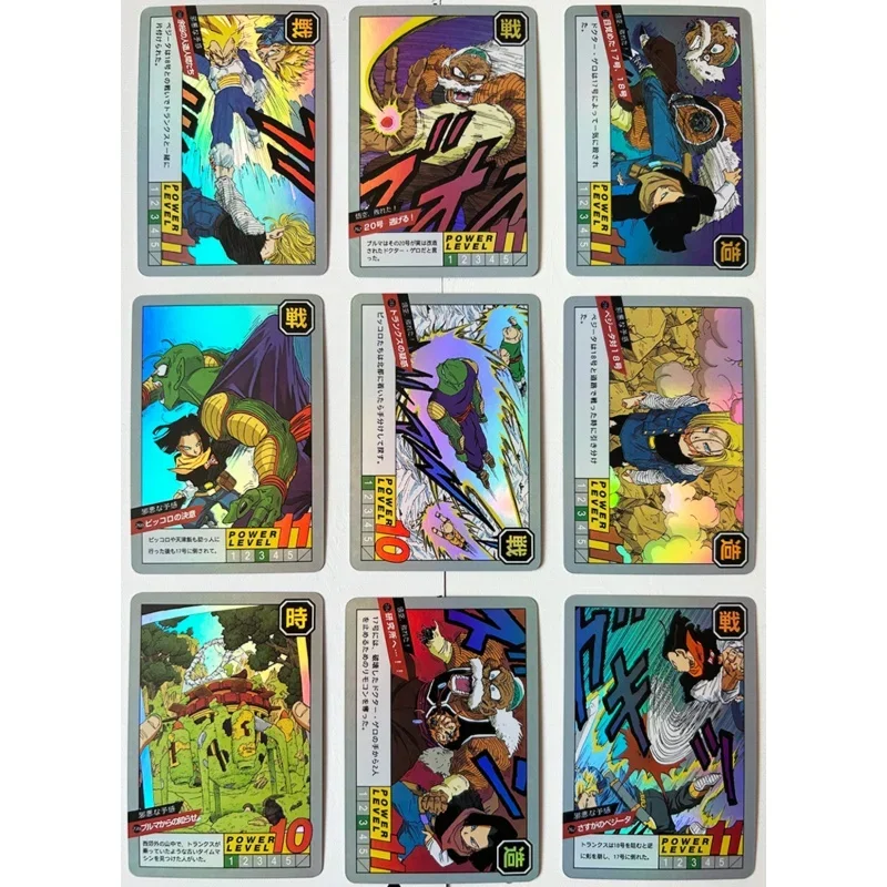 Dragon Ball Flash Card, Son Goku, Vegeta IV, Piccolo, Frieza, Android 17, Jidou DIY Action Toy Figures, Anime Game Collection, 54 Feuilles