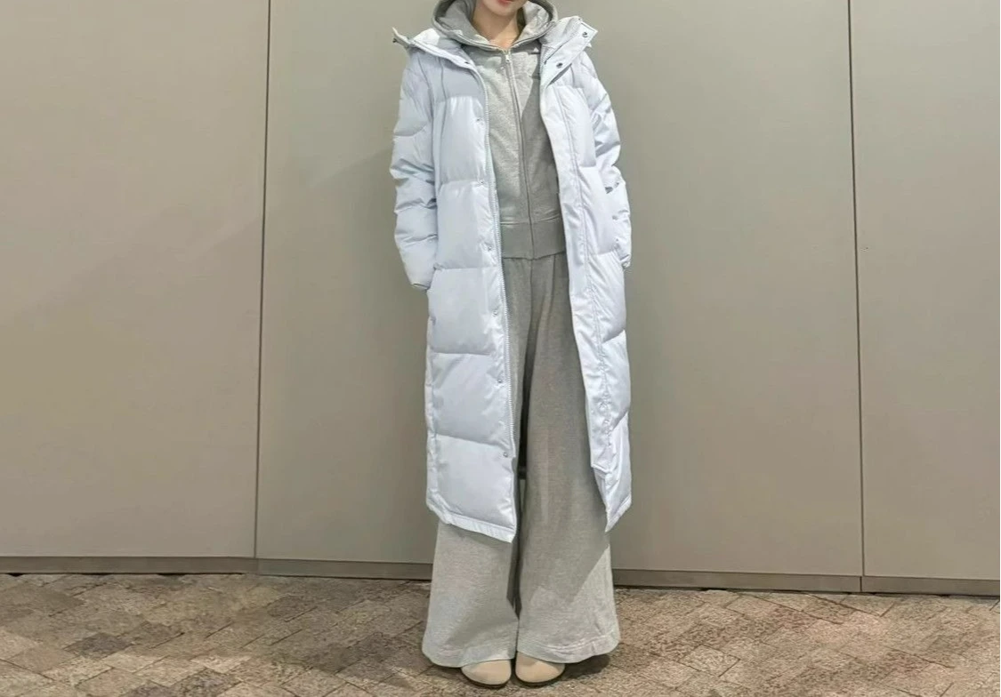 سترة نسائية قطنية متوسطة الطول فوق الركبة 2025 معطف شتوي جديد فضفاض سميك من القطن #1