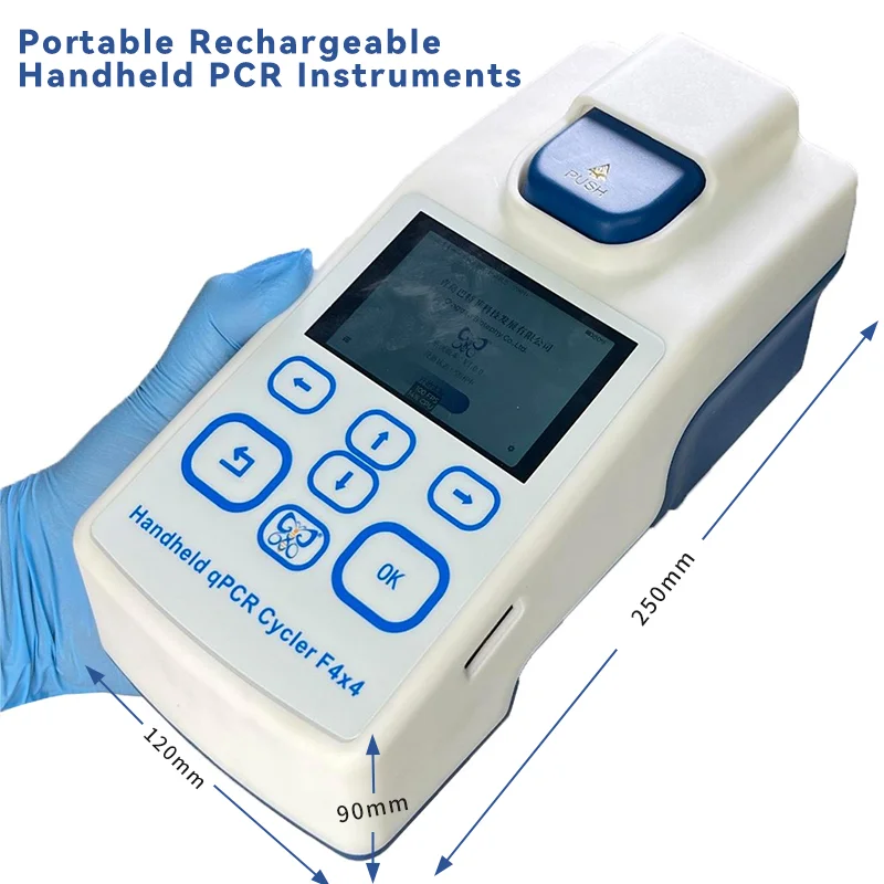 Portable On-site Nucleic Acid Rapid Real-Time PCR Testing Equipment Food Safety Analyzer POCT Diagnostic Veterinary Instrument