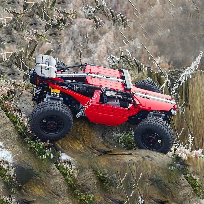 1734 قطعة MOC RC سباق عربات التي تجرها الدواب BuWizz MOD نموذج فني بناء هدايا عيد الميلاد كتل لعبة إبداعية التعليم الطوب الاطفال عيد ميلاد #5