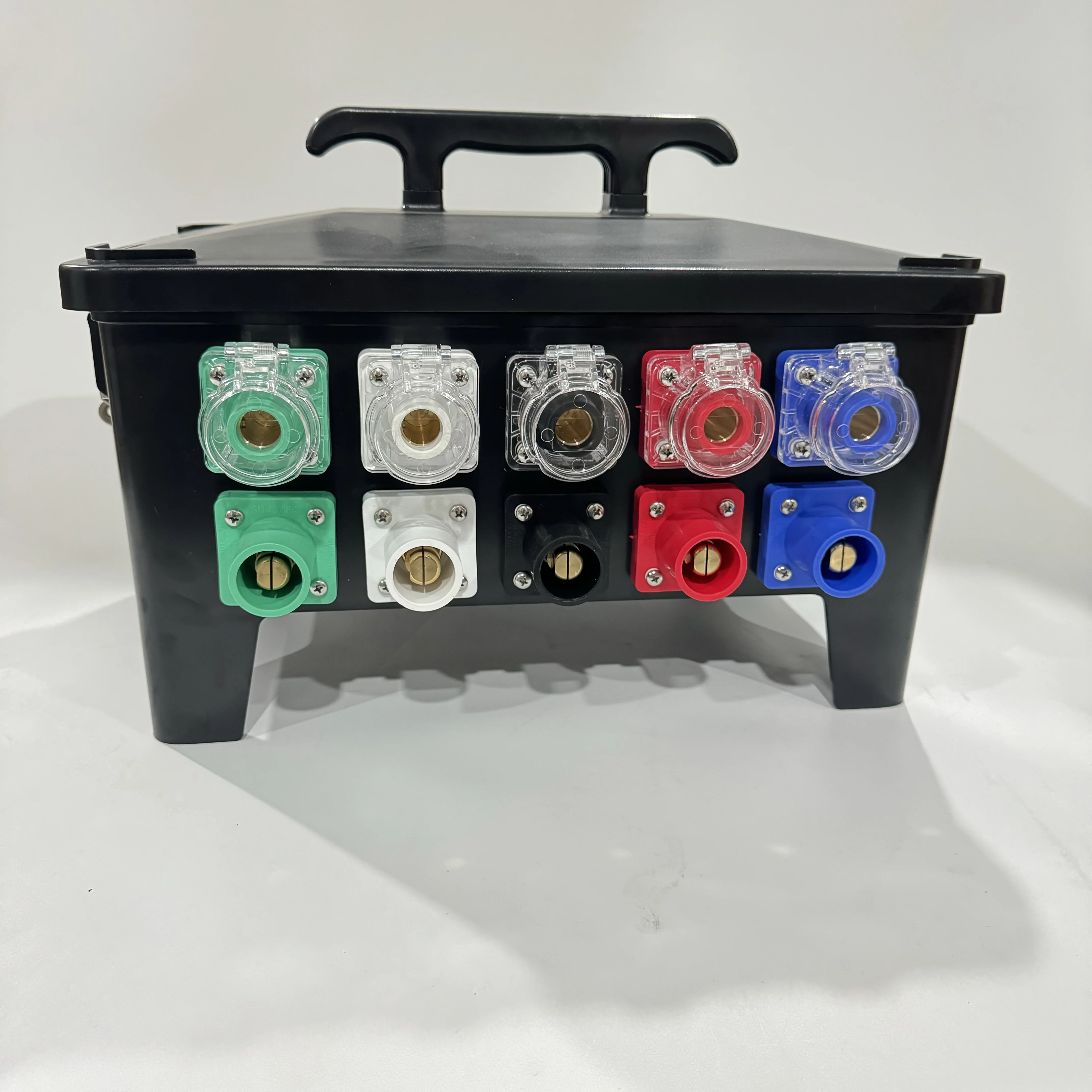 400 Amp Cam-lock Type Input with Feed Through to 220v Socapex Output 24 Channel Power Distro Box