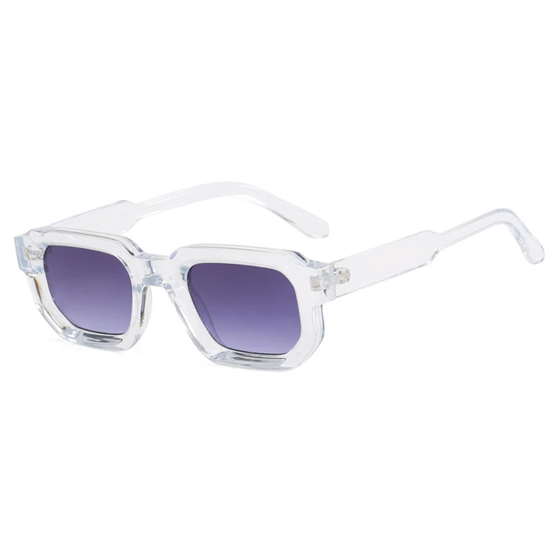 Heren Vintage Rechthoekige pc Frame Zonnebril Mode Retro Zonnebril Luxe Merk Design Shades Eyewear Dames Bril