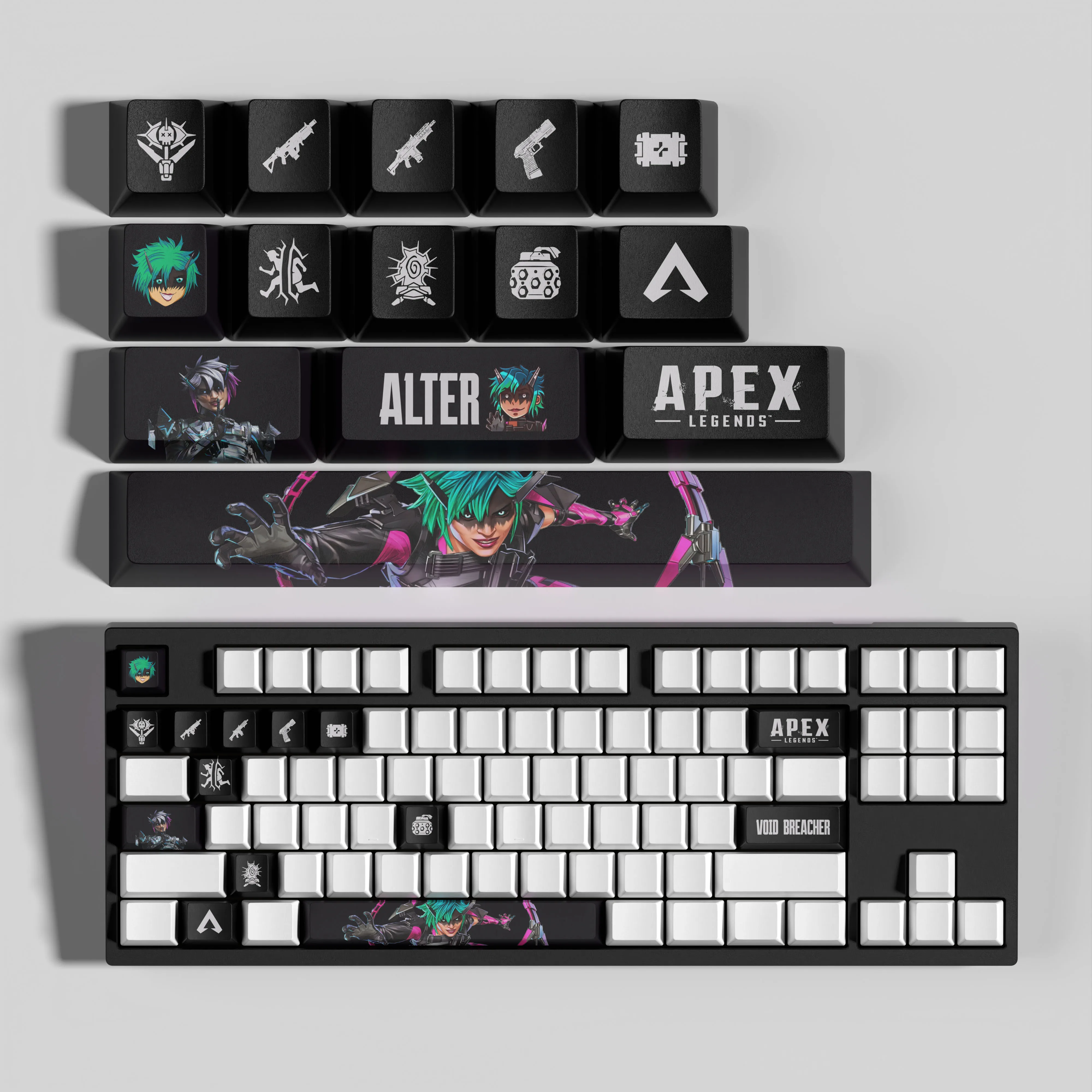 ALTER KEYCAPS APEX keycaps 14KEYCAPS  OEM Profile Apex Legends Keycaps for mechanical keyboard