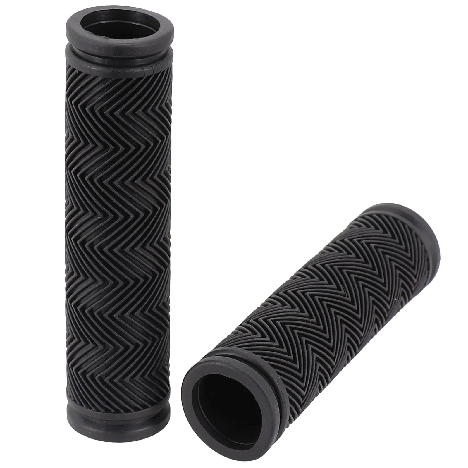 1 Pair Soft Rubber Bicycle Cover Grips Bike Handbar Grips Bilateral Lock Mountain MTB Bikes Handlebar Grips Nonslip Cycling Bike