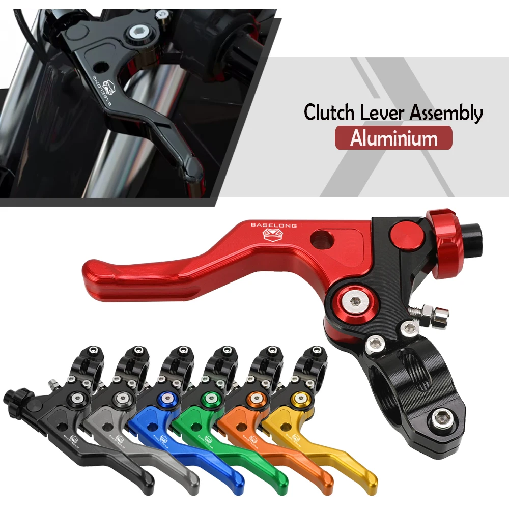 For Yamaha WR250F WR250R WR250X WR426F WR450F SEROW 225/250 1986~2024 2025 Single Fingered Clutch Lever Easy Pull Cable System