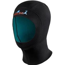Diving 1mm Neoprene Scuba Diving Hood With Shoulder Snorkeling Equipment Hat Cap Winter Swim Warm Wetsuit Spearfishing