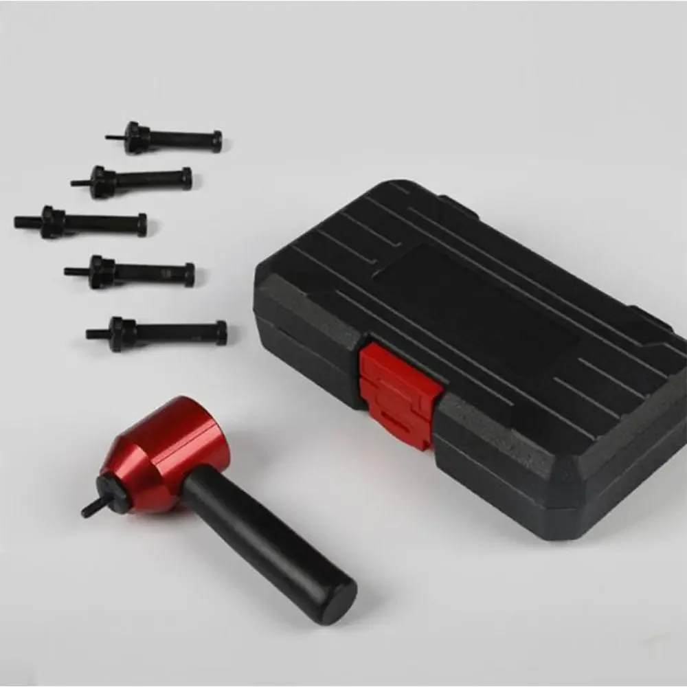 26Pcs Niet Mutter Bohrer Adapter M3 M4 M5 M6 M8 Metrische Dorn Niet Mutter Gewinde Einsatz Aluminium Bohrer befestigung Werkzeug Set
