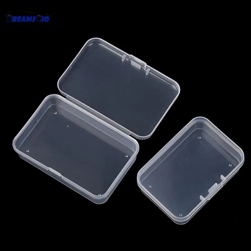 Dustproof Durable Strong Jewelry Storage Case Container Storage Box Mini Rectangular Translucent Box Packing Box