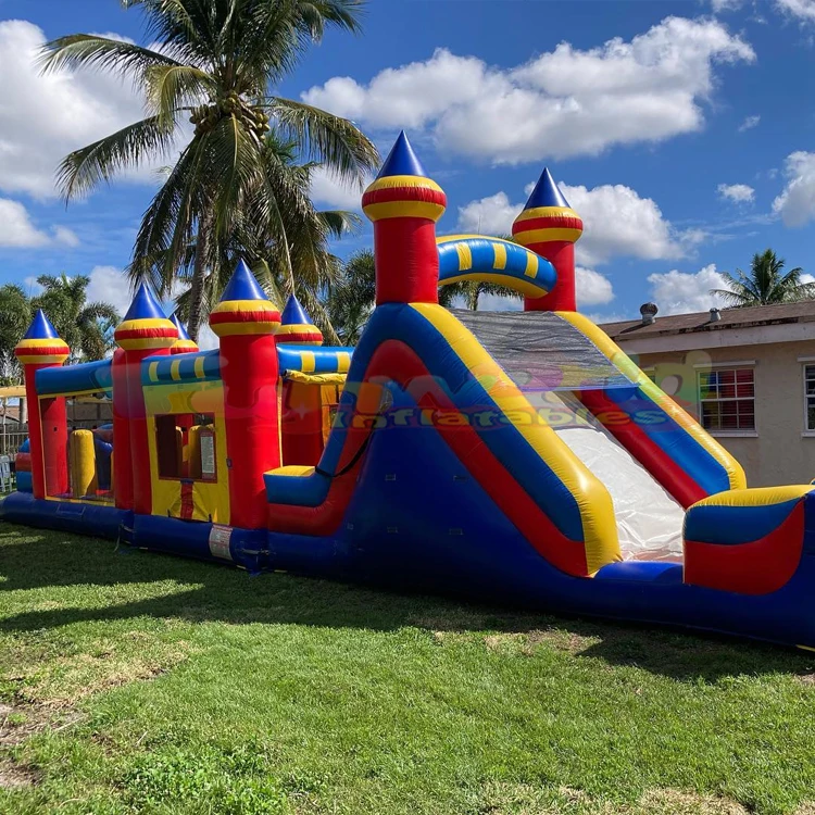 

Backyard Human Jump Party Castillos Hinchables Bouncy House Bouncing Castle Inflatable Obstacle Course