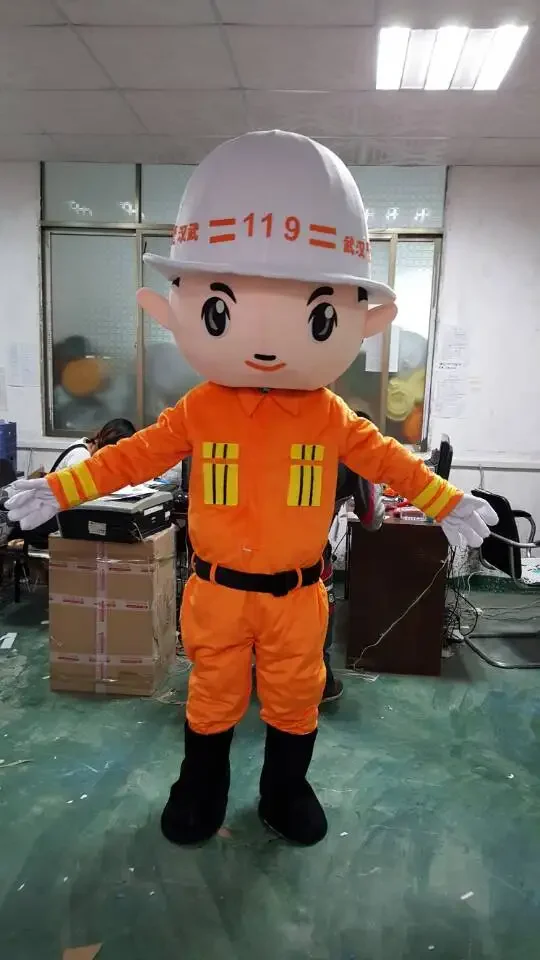 

Cosplay costumes BOB THE BUILDER ADULT FANCY DRESS MASCOT COSTUME for adult Halloween Purim party fancy dress