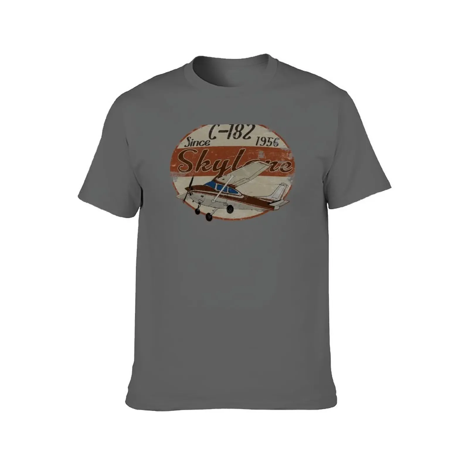 Cessna 182 Skylane Since 1956 Vintage Retro Design T-Shirt blanks man clothes graphic shirts oversized t shirt men