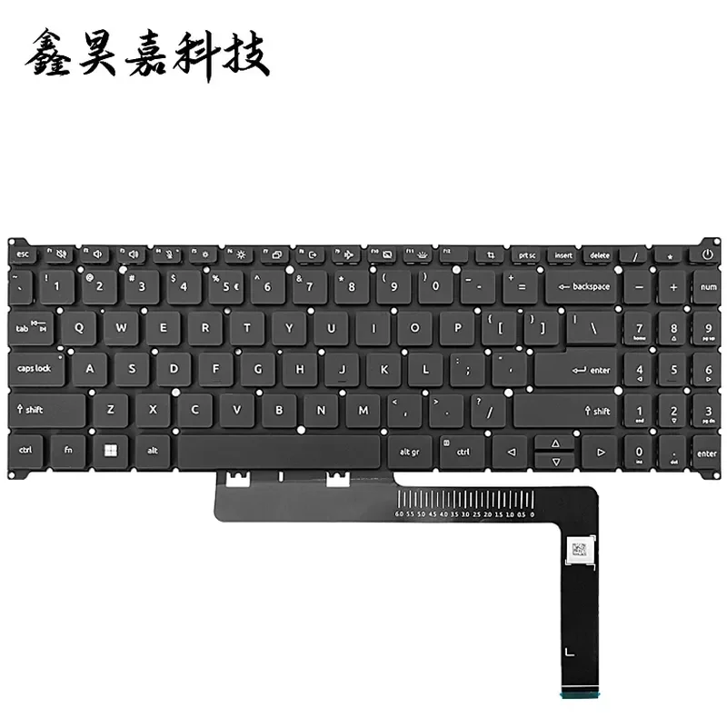 Replacement Keyboard for Acer Aspire 3 15 A315-24P A315-24PT A315-44P A315-59 A315-59G A315-510P Laptop